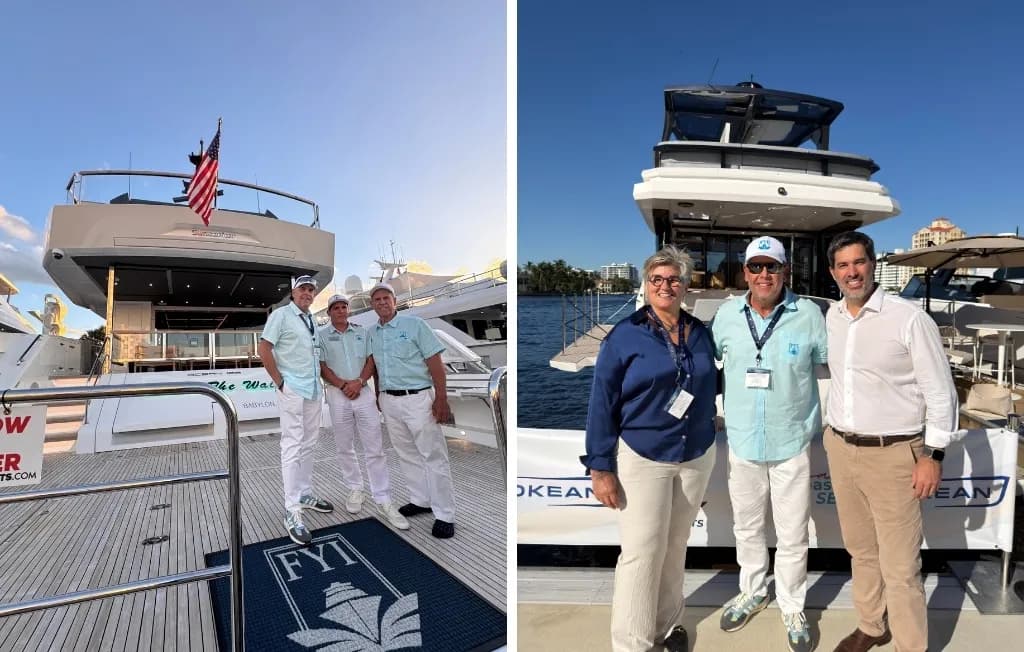 FYI Yachts at FLIBS 2025: Dockside Interest in Sunseeker Ocean 90 and Okean Sport Lines