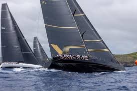 Nelson's Cup 1. Dagur — Maxi-liðið berst í gegnum skyndilega skúru undan English Harbour