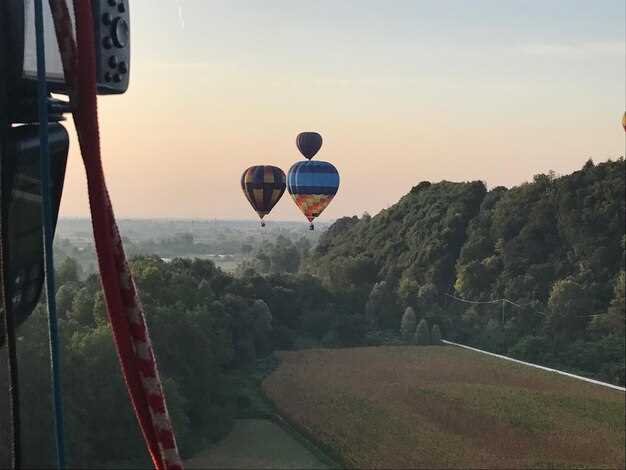 Panoramic sights from the balloon