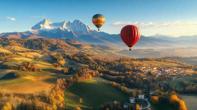 Switzerland Hot Air Balloon Flight – Sunrise Over the Swiss Alps