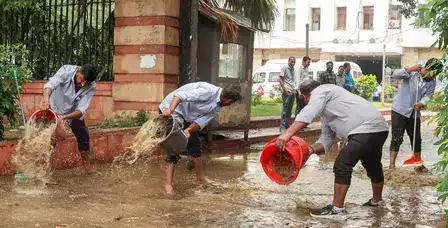Monsoon Deluge Disrupts Daily Life in Delhi