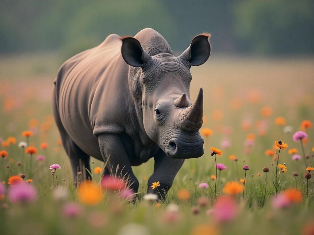 Wild Encounters: A Rhino’s Safari Standoff in India