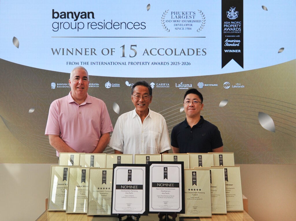 Banyan Group Achieves 15 Accolades at Asia-Pacific Property Awards