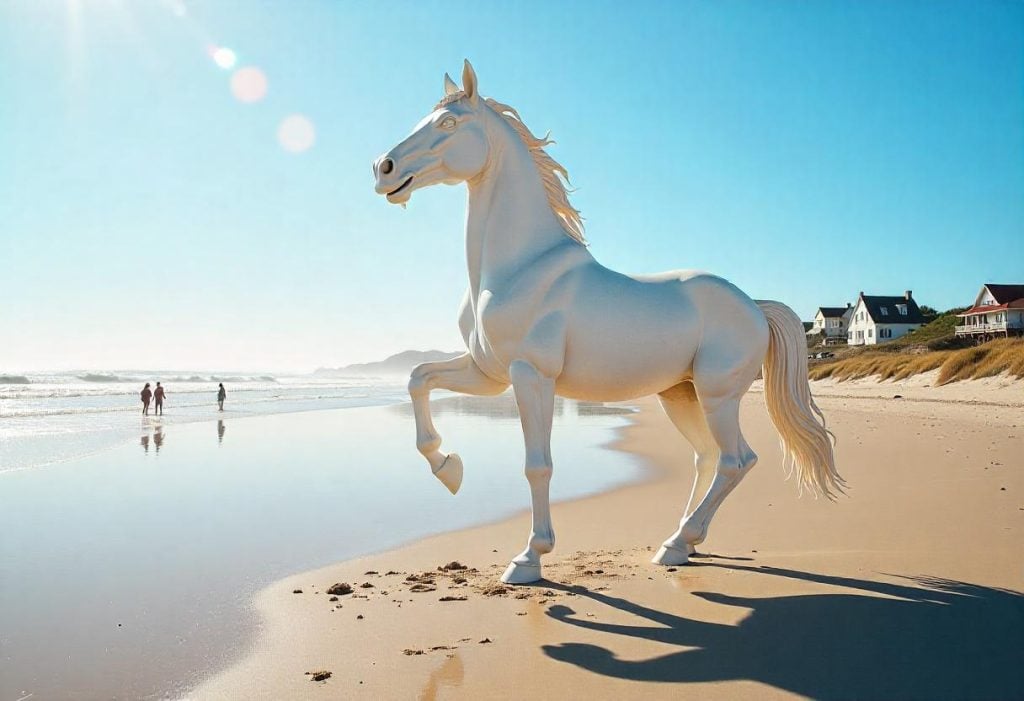 Ivan Morison’s White Horses: An Artistic Dive into Coastal Life