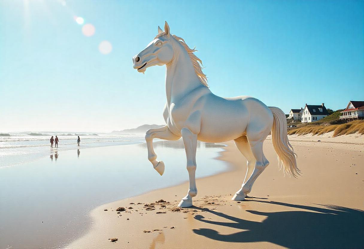Ivan Morison’s White Horses: An Artistic Dive into Coastal Life