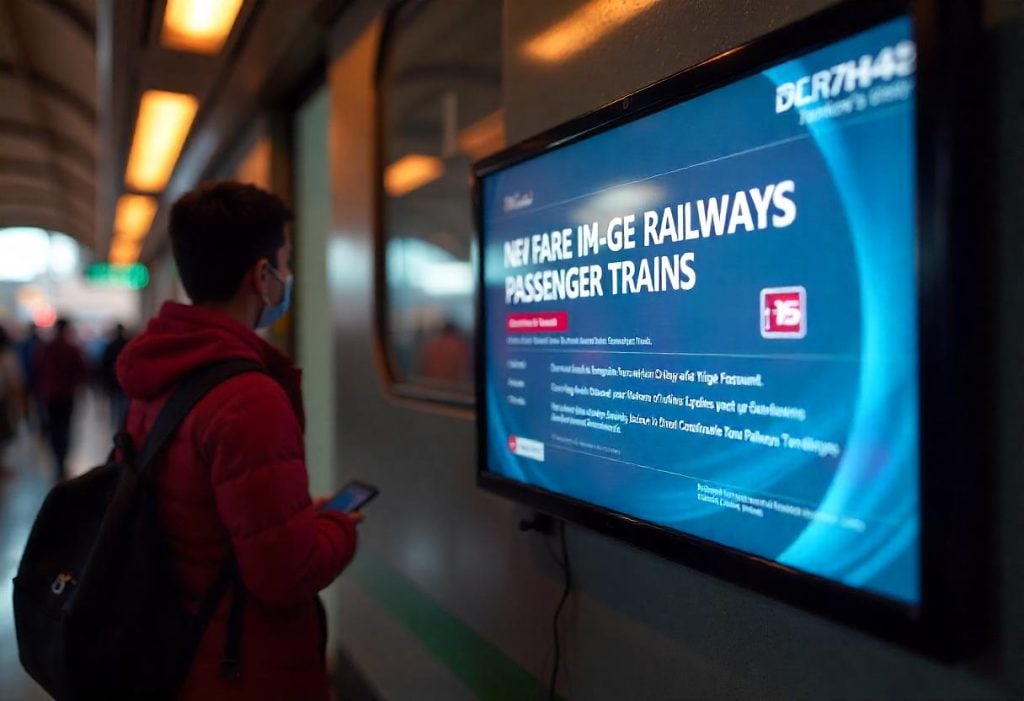 New Fare Changes for Indian Railways Passenger Trains