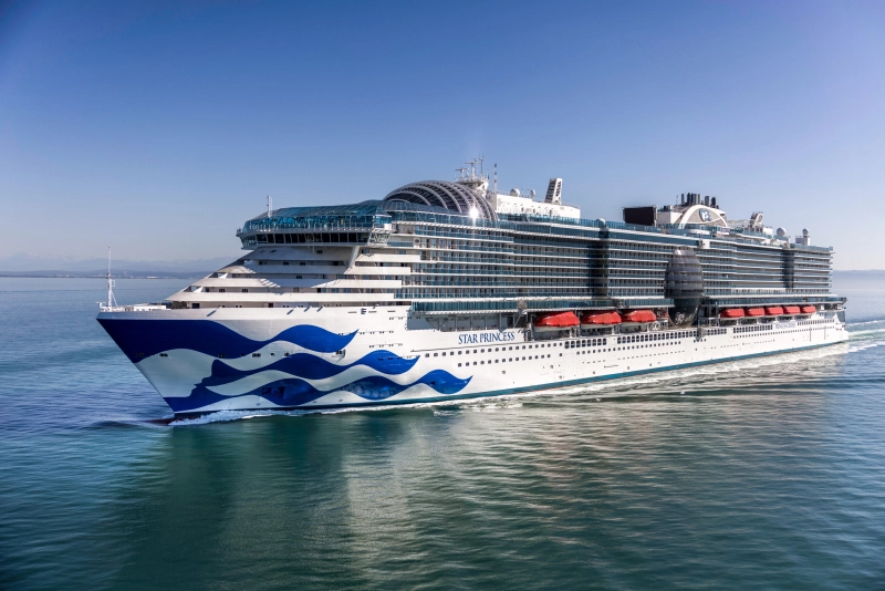 Star Princess’s Journey Towards Its 2025 Launch Begins with Sea Trials