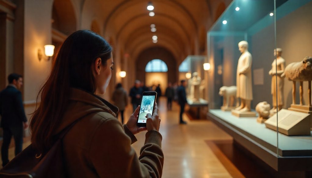 Using Augmented Reality for Enhanced Museum Visits