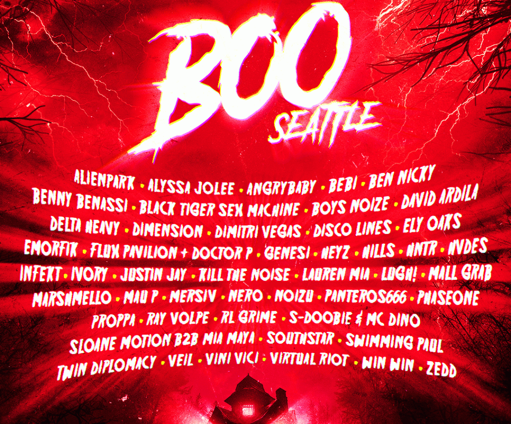 Sietlning BOO Festivalida ishtirok eting: eng zoʻr DJ'lar va sirli rivoyatlarga toʻla Halloween hafta oxiri