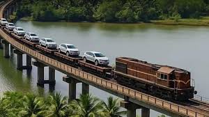 Konkan Railway Introduces First Ro-Ro Car Train Service to Goa