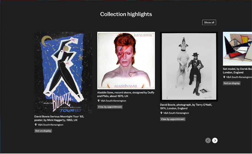 Enhancing the V&A’s Digital Collections: A Fresh Look at the ‘From the Collections’ Experience