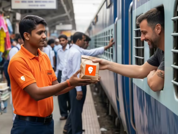 Swiggy Expands Its Reach: Fresh Meal Delivery & “Order for Others” Feature Across 115 Indian Train Stations
