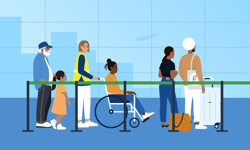 U.S. Flughäfen mit den bemerkenswertesten sicherheitsbedingten Flugverspätungen erkunden