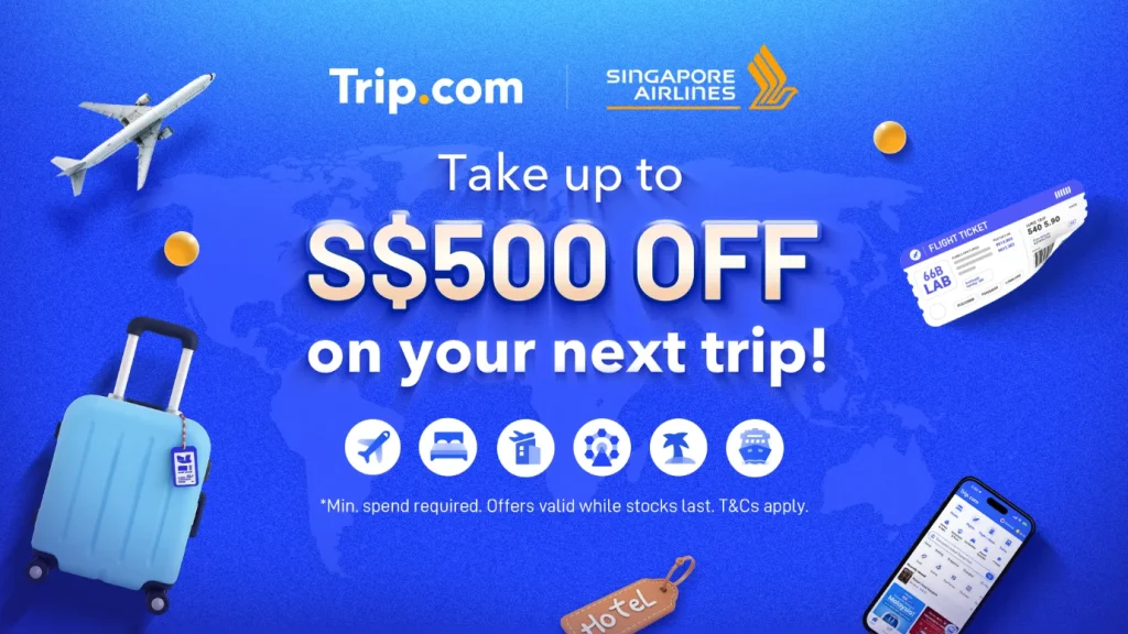 Explore Exclusive Travel Packages at Singapore Airlines’ Time to Fly Travel Fair with Trip.com