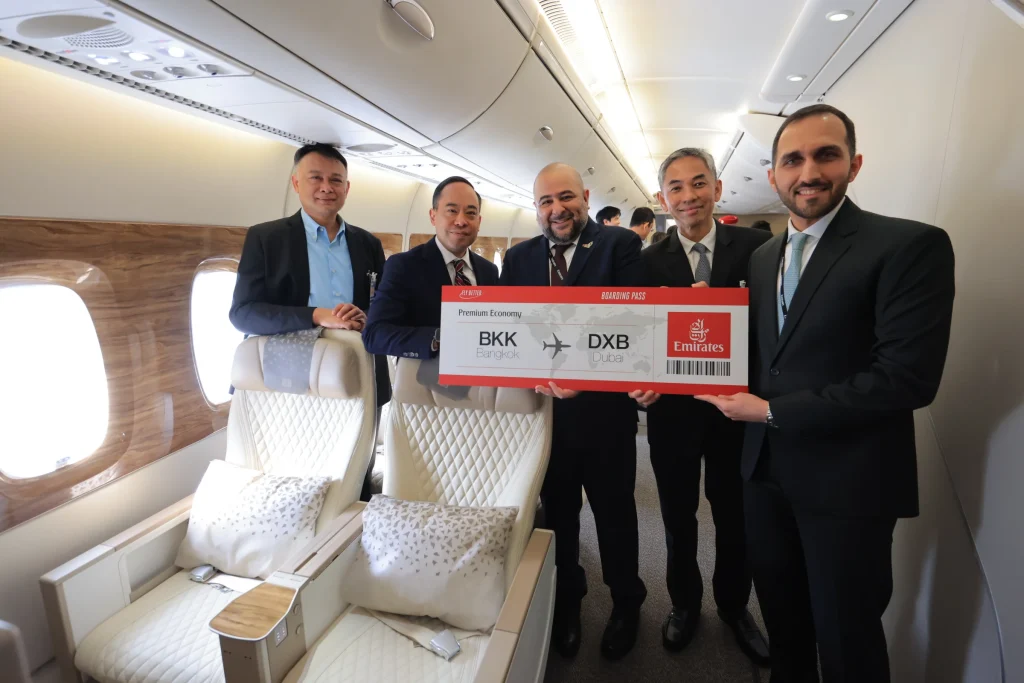 Emirates Enhances Dubai-Bangkok Travel with Premium Economy on Updated A380 Aircraft