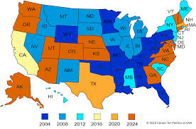 Mapping 2028 Democratic Presidential Hopefuls’ Visits to Crucial Battleground and Early States