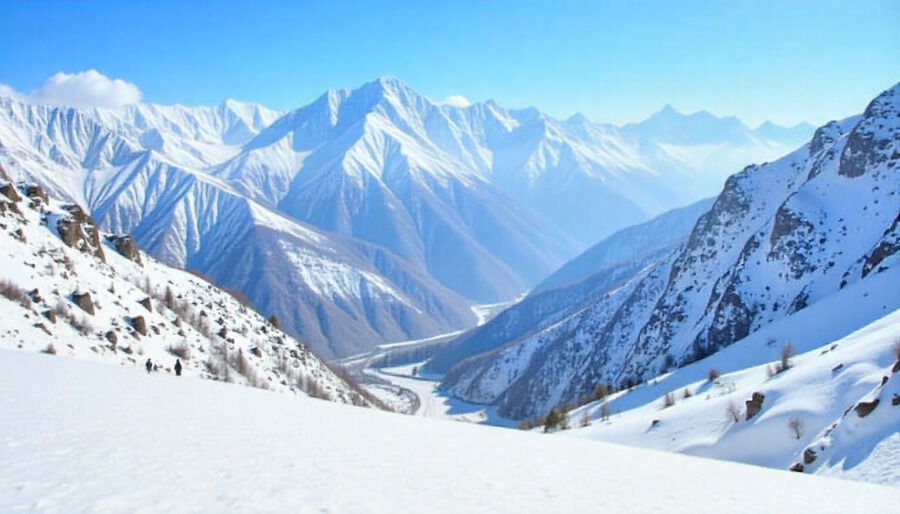 Upptäck magin med Himalayas vinterdestinationer: Manali, Auli, Shimla, Gulmarg & Leh