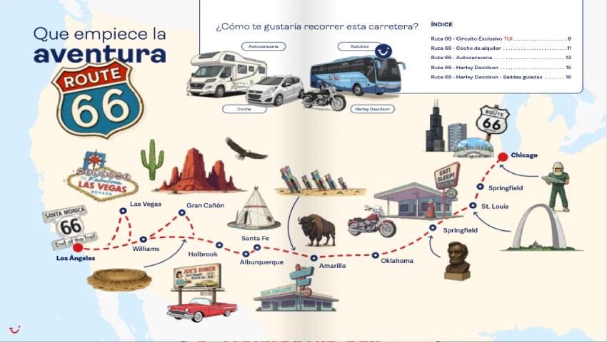 Exploring Route 66 with TUI Spain: Flexible Travel Opportunities and Fresh Destinations Await Spanish Tourists