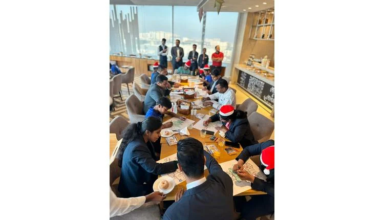 Marriott Executive Apartments Hyderabad veranstaltet fröhliches Fest für Kinder der Aashri Gesellschaft