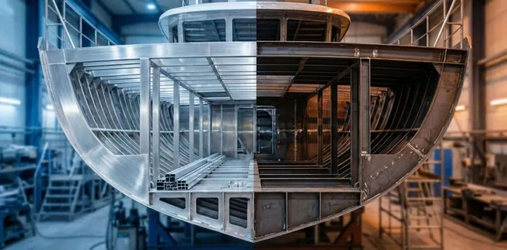 Att välja mellan skrov av aluminium och stål för charter- och privata yachter