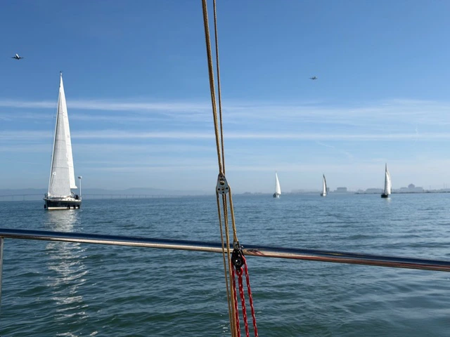 Coyote Point Winter Series Race Three: Winds, Waves and a Surprise Finish