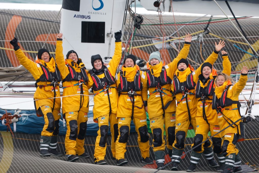How The Famous Project CIC’s all-female team sailed IDEC SPORT on a 57-day non-stop circumnavigation
