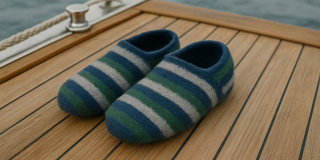 Chinelos de Marinheiro em Feltro: Tricot Marítimo, Herança e Usos Modernos