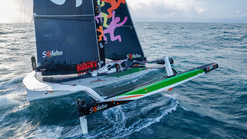Sodebo Ultim 3 breaks Jules Verne Trophy record with a 40d 10h 45m circumnavigation