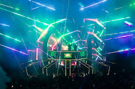 Lasership Tour de Levity : Spectacle laser au Mesa Amphitheatre