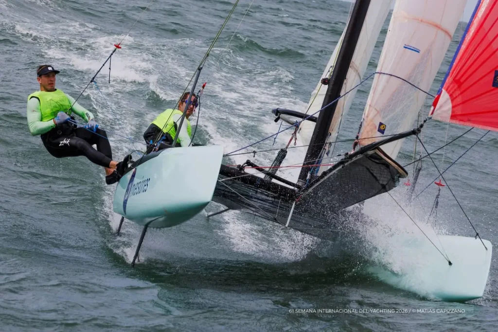 Mar del Plata 2026: F18 racing, Scorpion hulls and local boatyard activity
