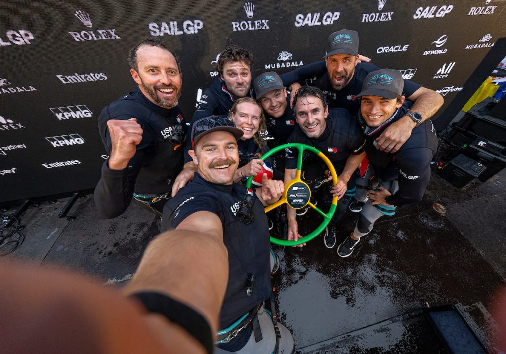 Taylor Canfield Guides U.S. SailGP to Victory at KPMG Sydney Sail Grand Prix