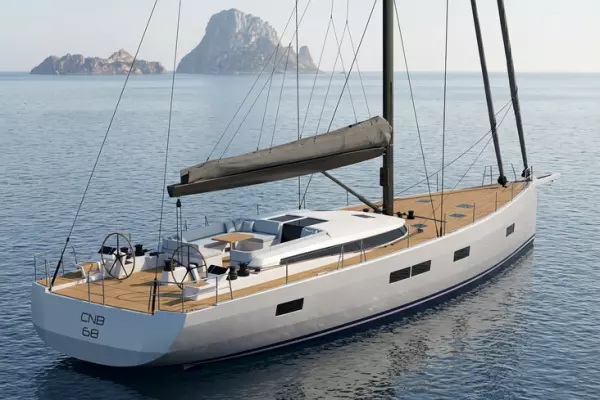 CNB 68 — Cruiser de 22,22 m pregătit pentru ocean, pentru croaziere confortabile în echipaj redus