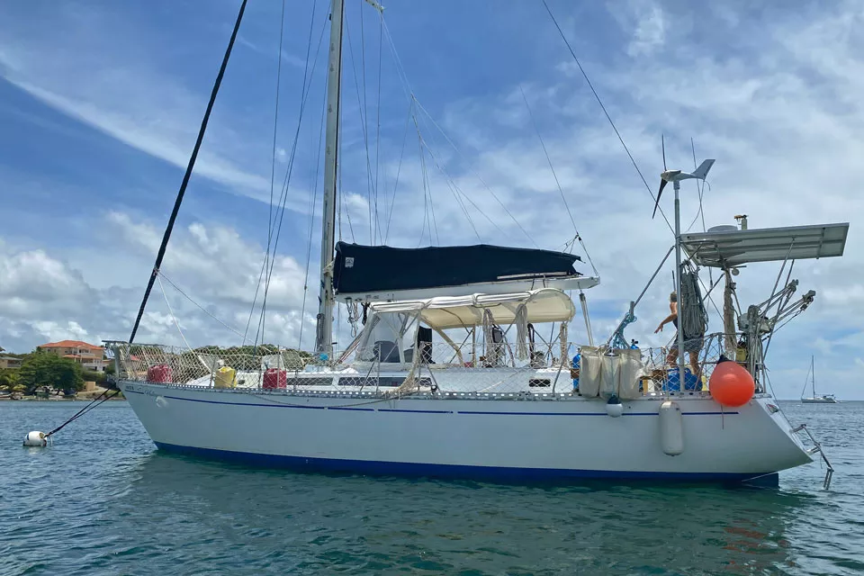 Gulfstar Hirsch 45 — Practical Bluewater Cruiser with Spacious Aft Cabin